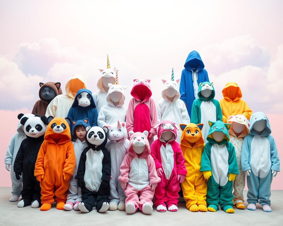 Verschiedene Kigurumi-Arten Verschiedene Kigurumi-Arten