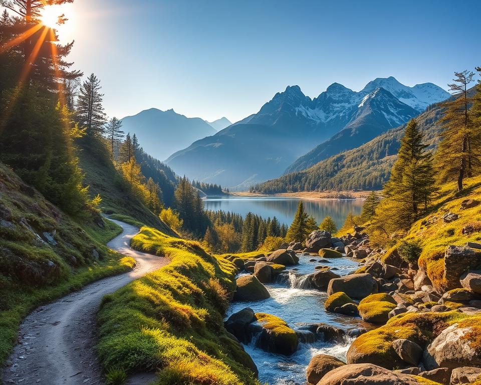 Wandern in Oita Naturlandschaft