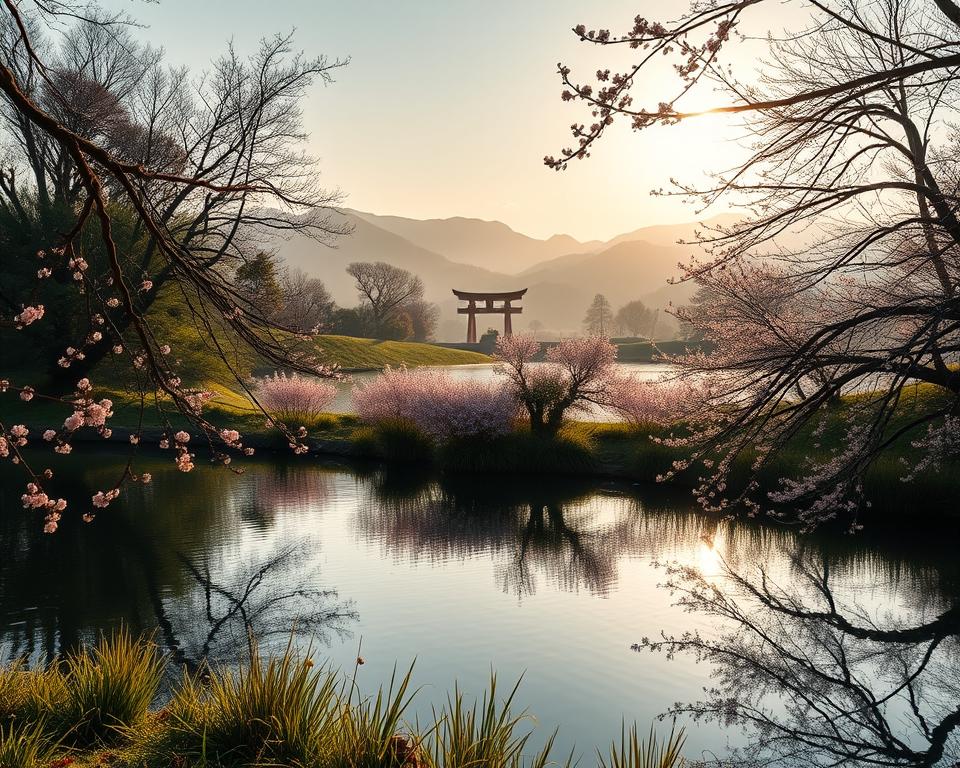 Wettermerkmale März in Japan