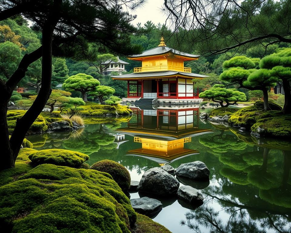 Zen-Garten Design am Kinkaku-ji
