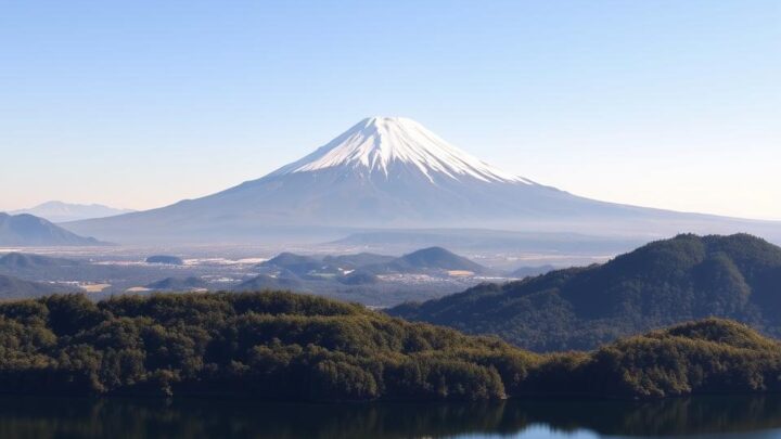 Der Fuji: Der höchster berg Japans mit 3776 Metern