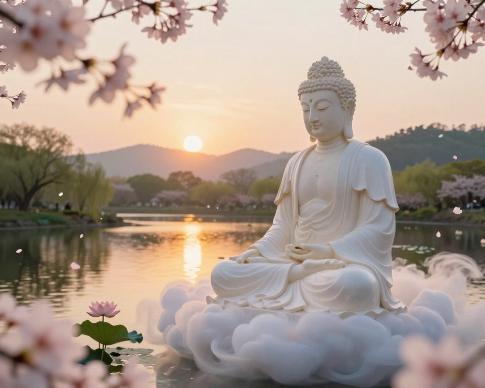 Amida Buddha im Reinen Land