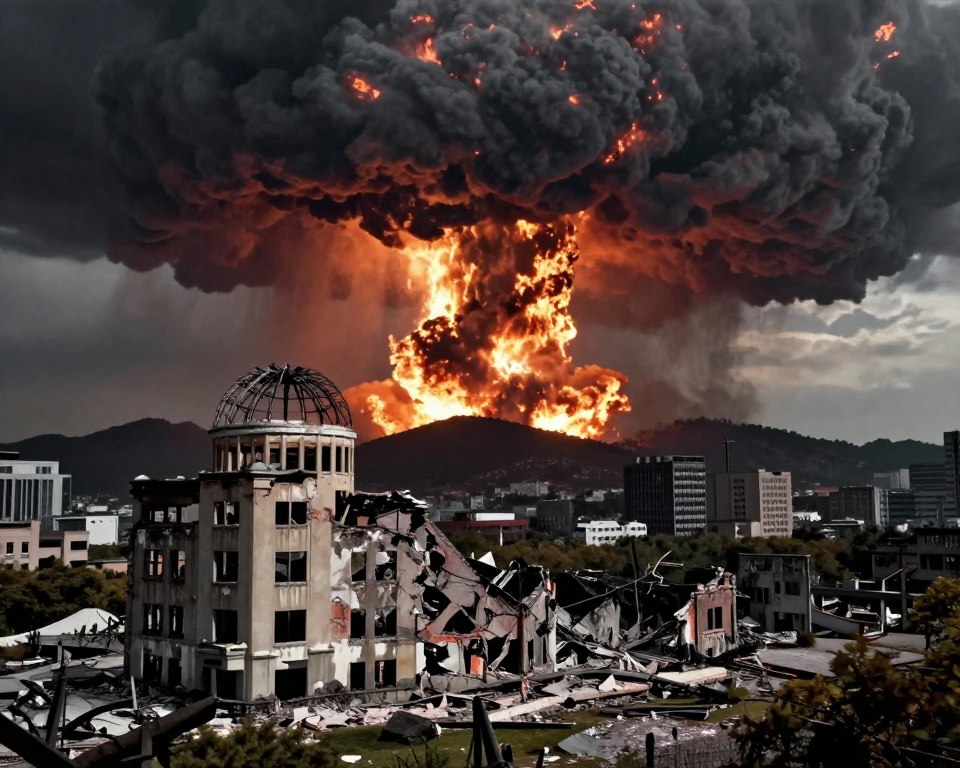 Augenblick der Zerstörung Hiroshima
