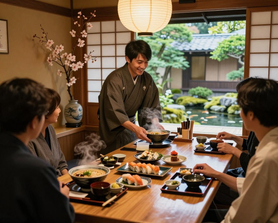 Authentische japanische Gastfreundschaft