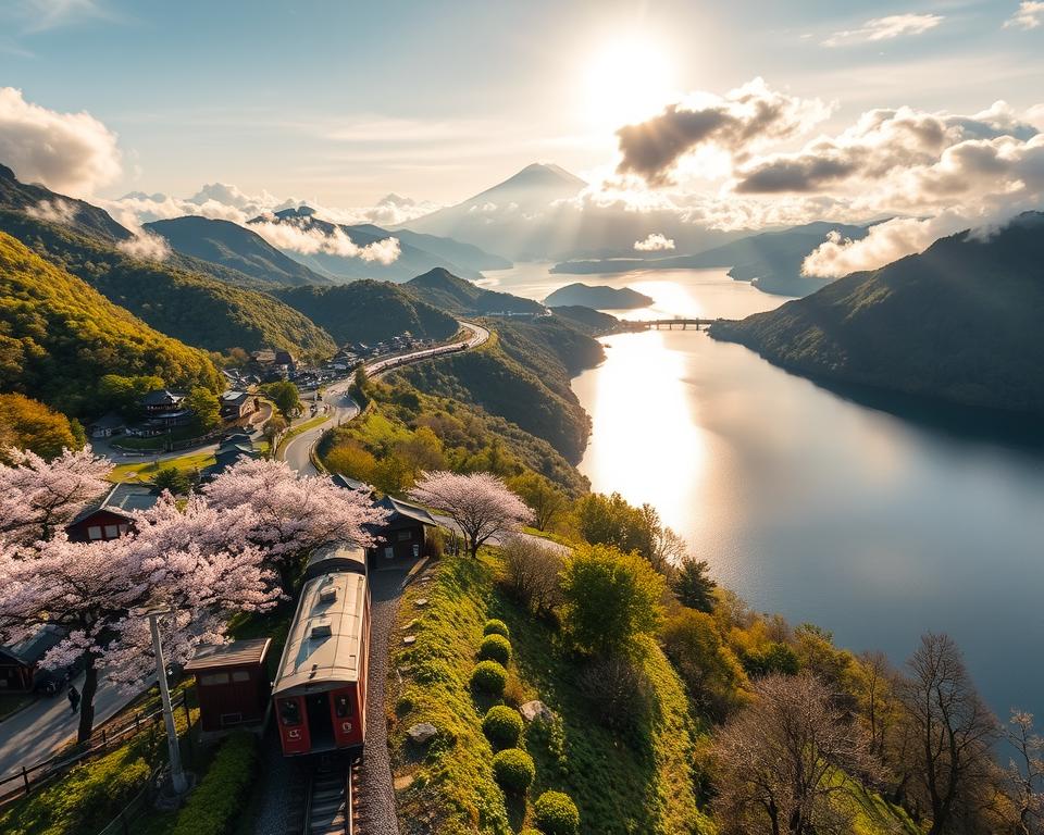 Hakone Loop Rundreise Route Hakone Loop Rundreise Route