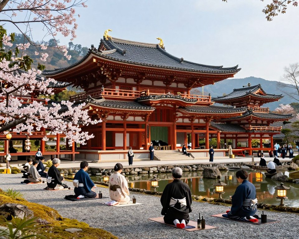 Kulturelle Zeremonien am Byodo In Tempel Kulturelle Zeremonien am Byodo In Tempel