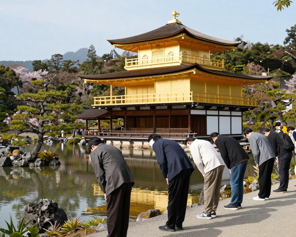 Kyoto Etikette am Zen-Tempel
