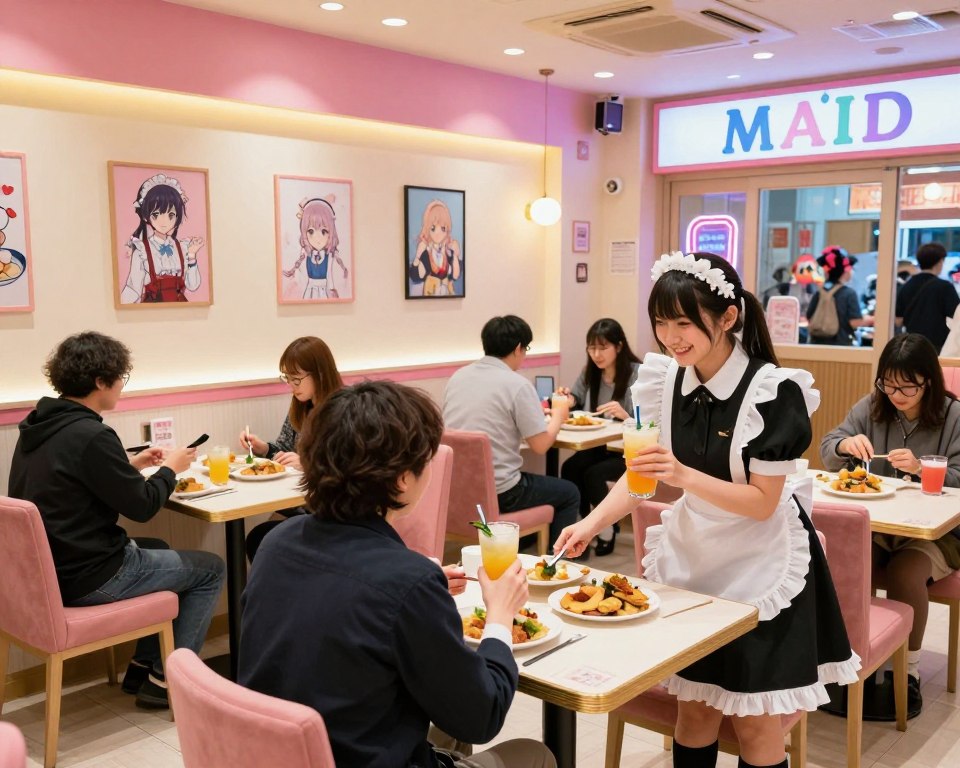 Maid Café Akihabara Atmosphäre