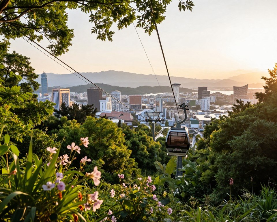 Nunobiki Seilbahn Aussicht