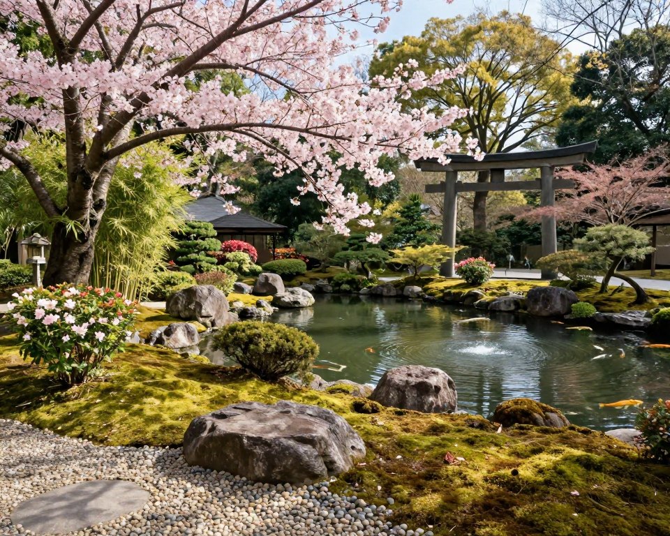 Pflanzenauswahl japanischer Garten