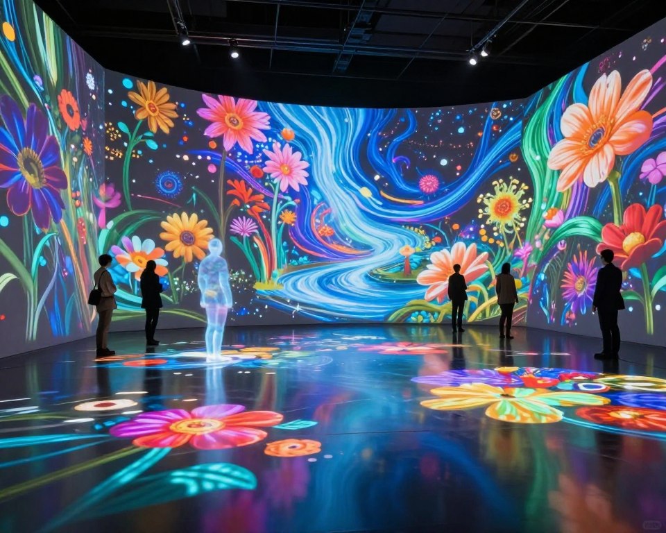 TeamLab digitale Kunstinstallation in Japan