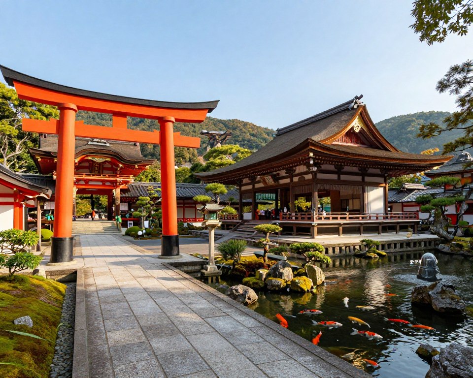 Traditionelle Schreinarchitektur Japans